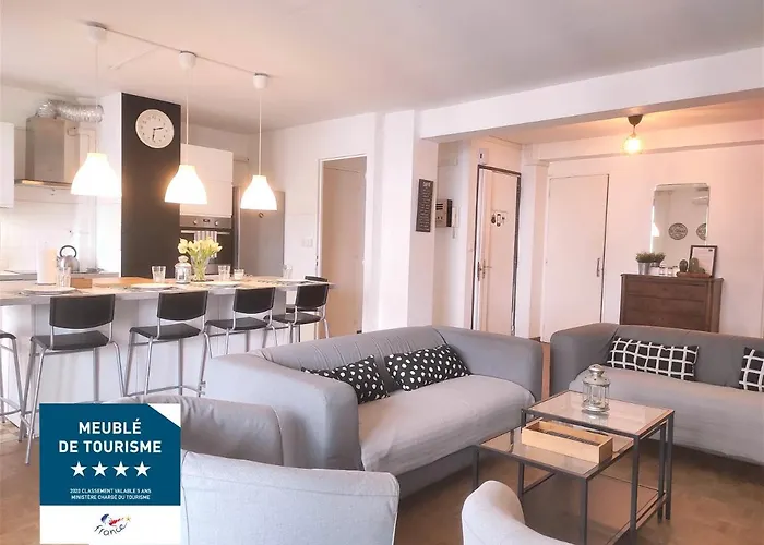 Standing, 3 Chambres, Clim Et Garage Priv Proche Panier Et Terrasses Port